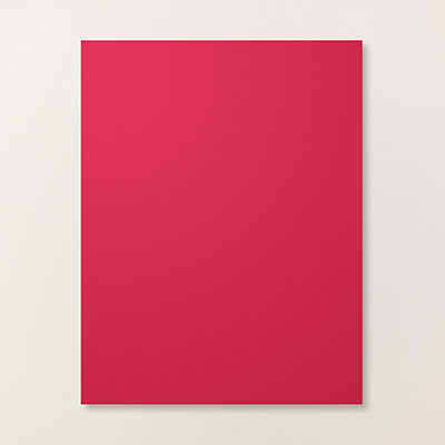 red paper cardstock