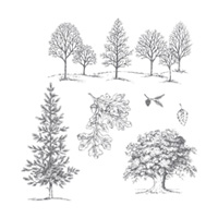 Lovely As A Tree Clear-Mount Stamp Set