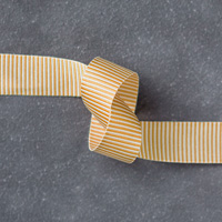 Delightful Dijon 5/8 (1.6 cm) Mini Striped Ribbon