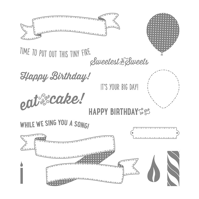 Birthday Banners Photopolymer Stamp Set