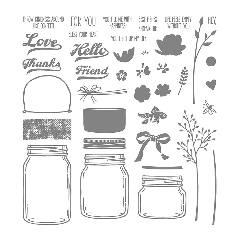 Jar Of Love Photopolymer Stamp Set