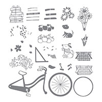 Bike Ride Photopolymer Stamp Set