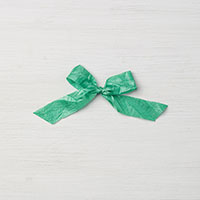 Emerald Envy 5/8 Crinkled Seam Binding Ribbon