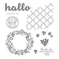 An dich gedacht Clear-Mount Stamp Set (German)