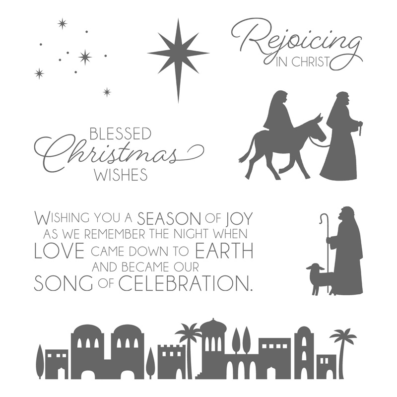 Night In Bethlehem Clear-Mount Stamp Set