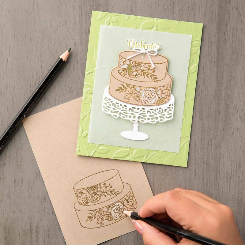 Cake SoirΓ©e Clear-Mount Stamp Set