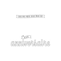 Pour ton anniversaire Clear-Mount Stamp Set (French)