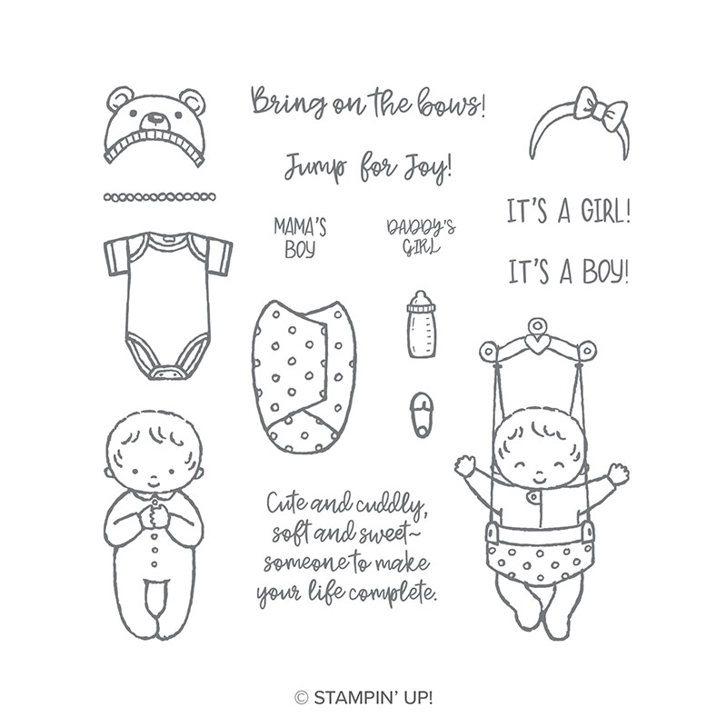 Sweet Baby Clear-Mount Stamp Set