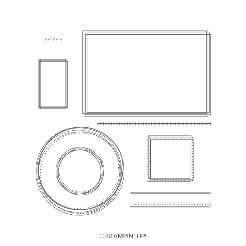 Swirly Frames Photopolymer Stamp Set