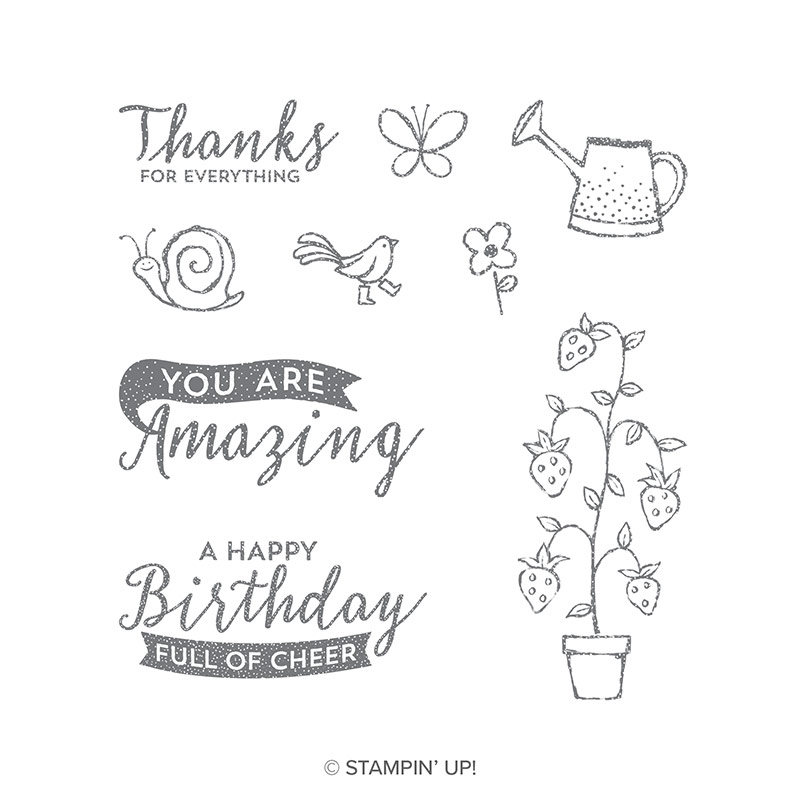 Springtime Stroll Clear-Mount Stamp Set