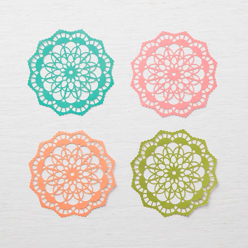 Colored Doilies