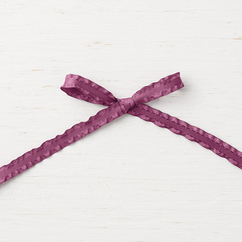 Fresh Fig 3/8" (1 cm) Mini Ruffled Ribbon