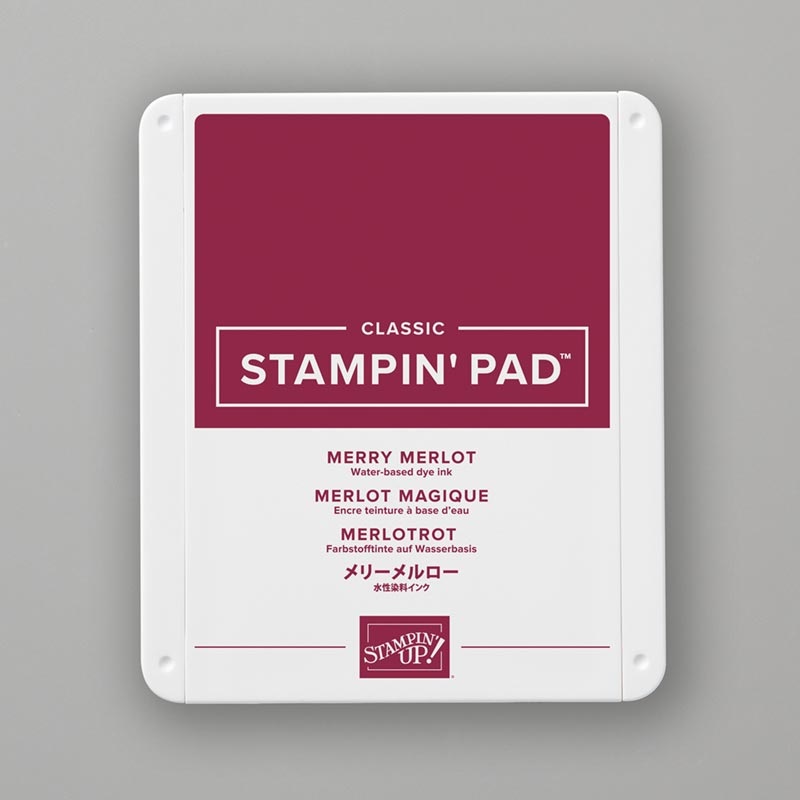 wine purple stamp pad