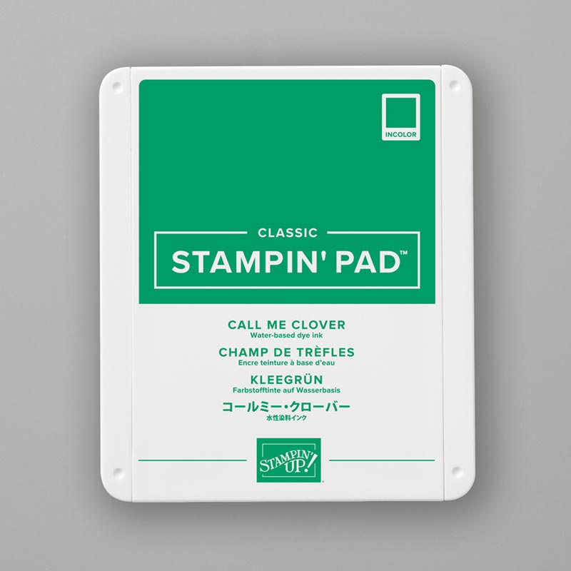 green stamp pad