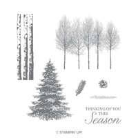 Winter Woods Wood-Mount Stamp Set