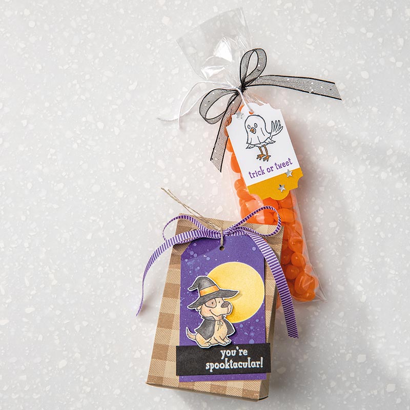 Trick or Tweet Clear-Mount Stamp Set