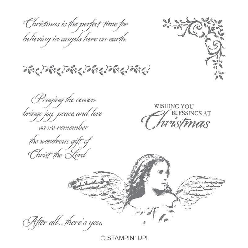 Angels on Earth Clear-Mount Stamp Set