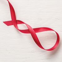 Real Red 3/8 (1 cm) Mixed Satin Ribbon