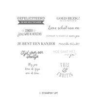 Beste vrienden Year Clear-Mount Stamp Set (Dutch)