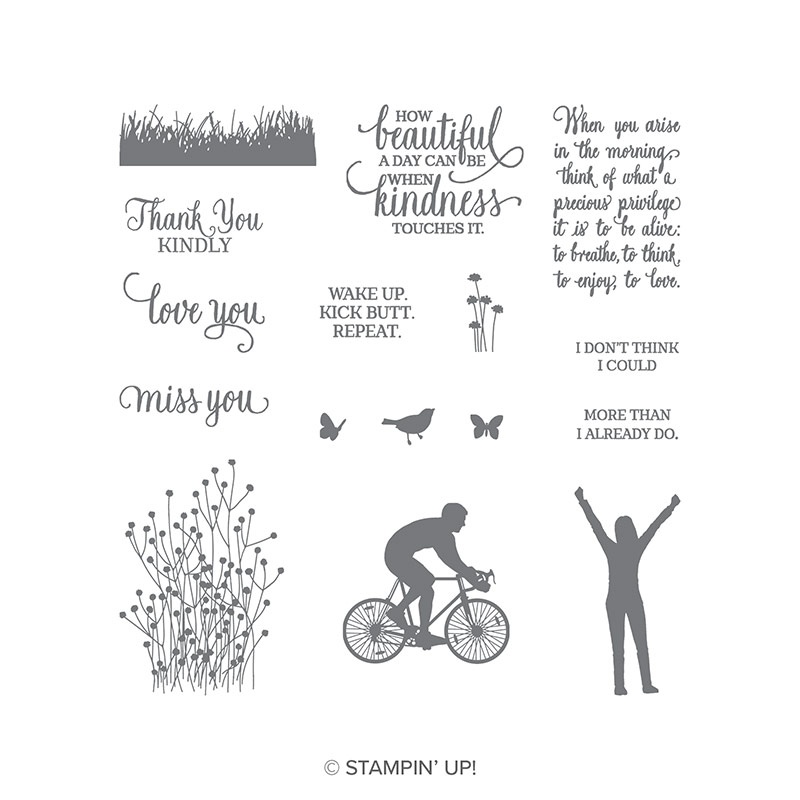 Enjoy Life Photopolymer Stamp Set