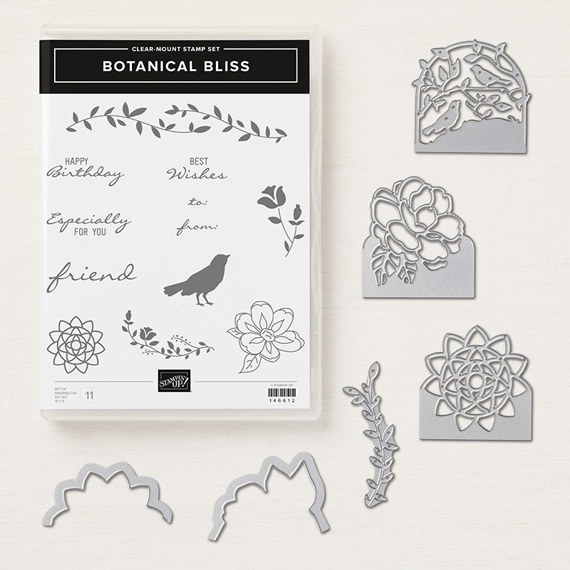 botanical stamp set
