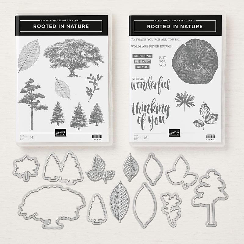 nature bundle with stamp set and big shot framelits dies