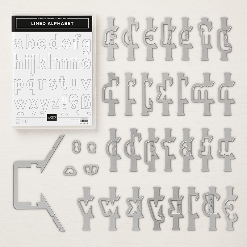 Lined Alphabet Photopolymer Bundle