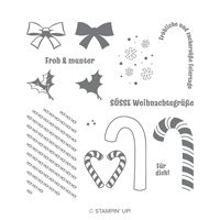 Zuckersüße Weihnachten Photopolymer Stamp Set (German)