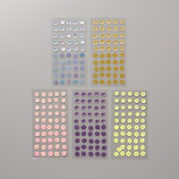 gingham sequin stickers