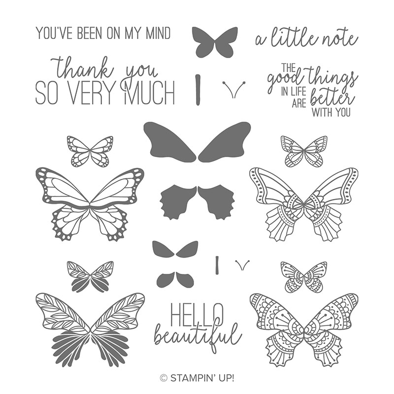 Butterfly Gala Photopolymer Stamp Set	148580
Price: £20.00