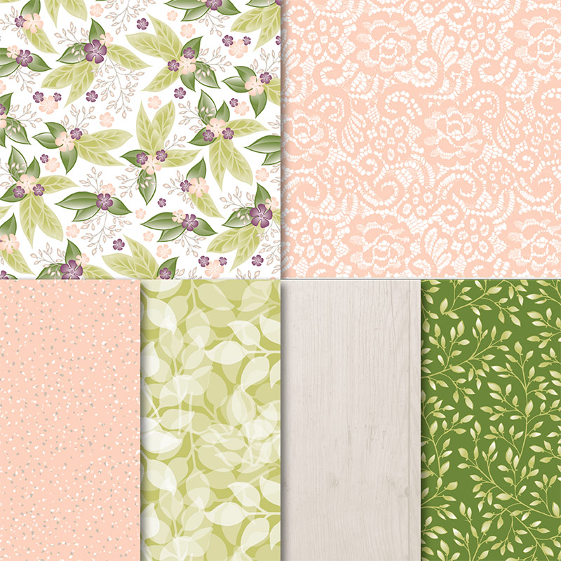 Floral Romance 12" X 12" (30.5 X 30.5 Cm) Specialty Designer Series Paper