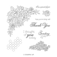 Climbing Roses Cling Stamp Set