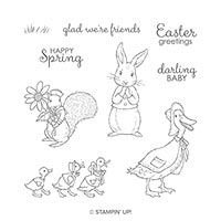 Fable Friends Cling Stamp Set