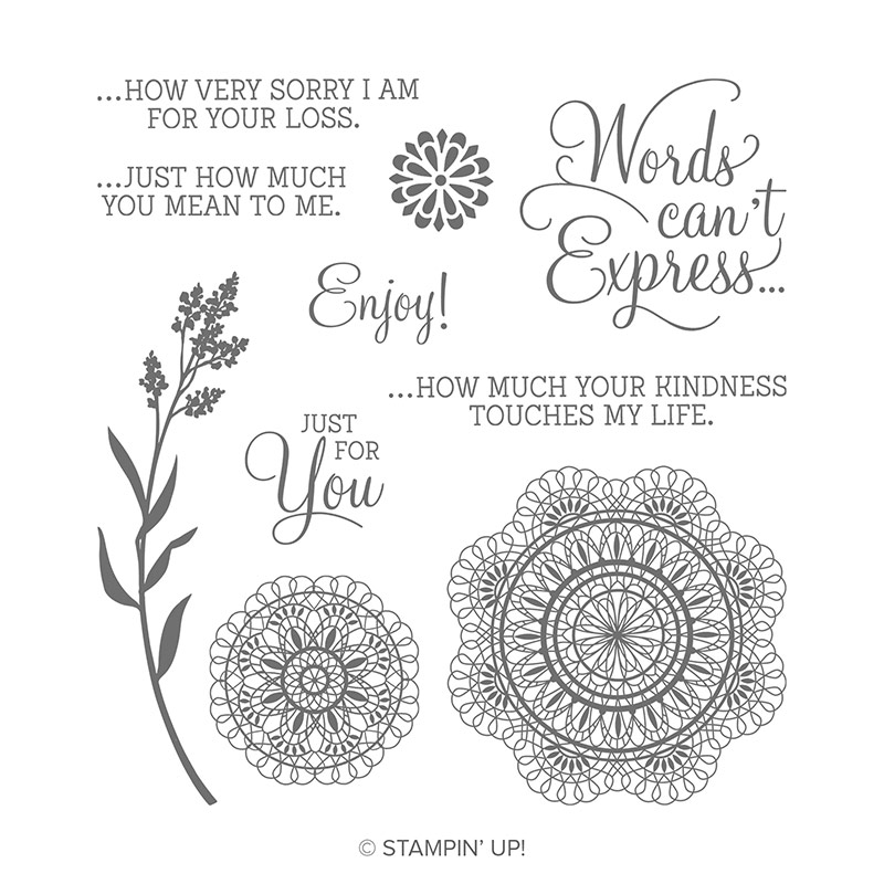 Dear Doily Cling Stamp Set