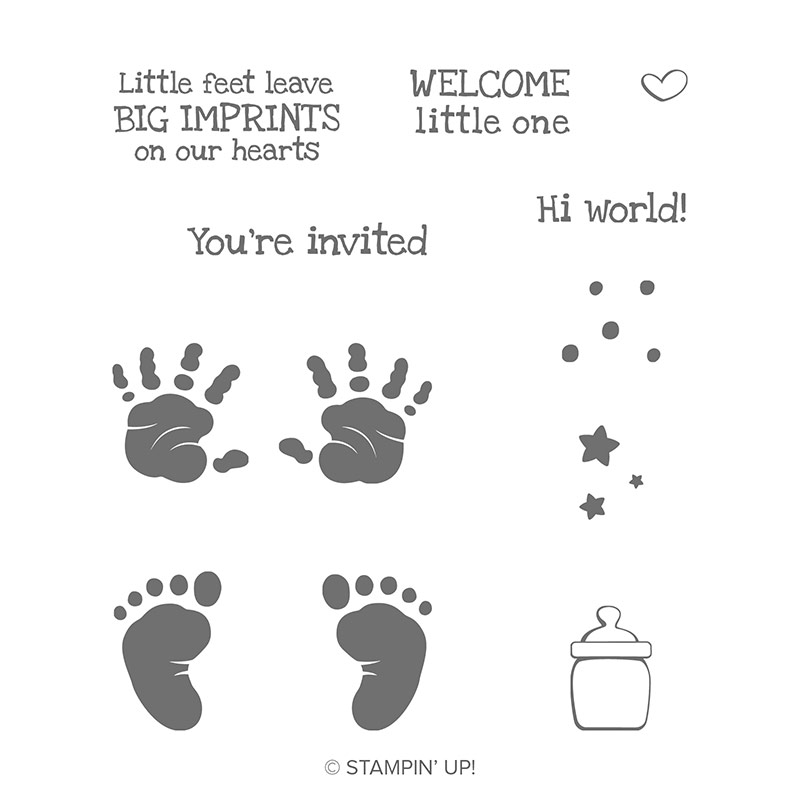 First Steps Cling Stamp Set