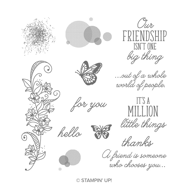 Beauty Abounds Cling Stamp Set