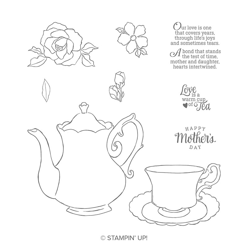 Tea Together Cling Stamp Set	148779
Price: £20.00