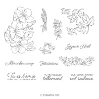 Mariage de saisons Clear-Mount Stamp Set (French)