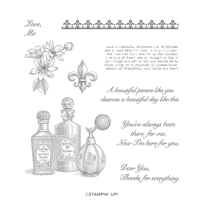 FANCIFUL FRAGRANCE CLING STAMP SET