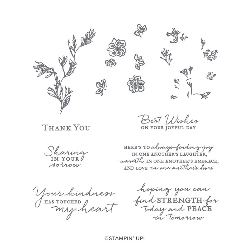 Path Of Petals Photopolymer Stamp Set