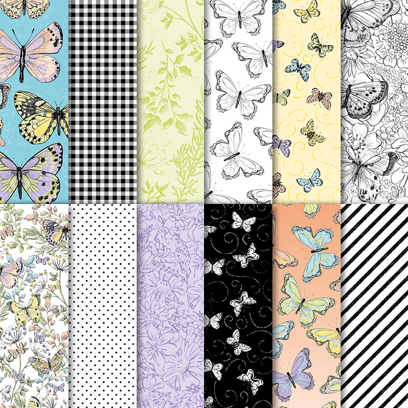 Botanical Butterfly Designer Series Paper (Sale-a-Bration)  