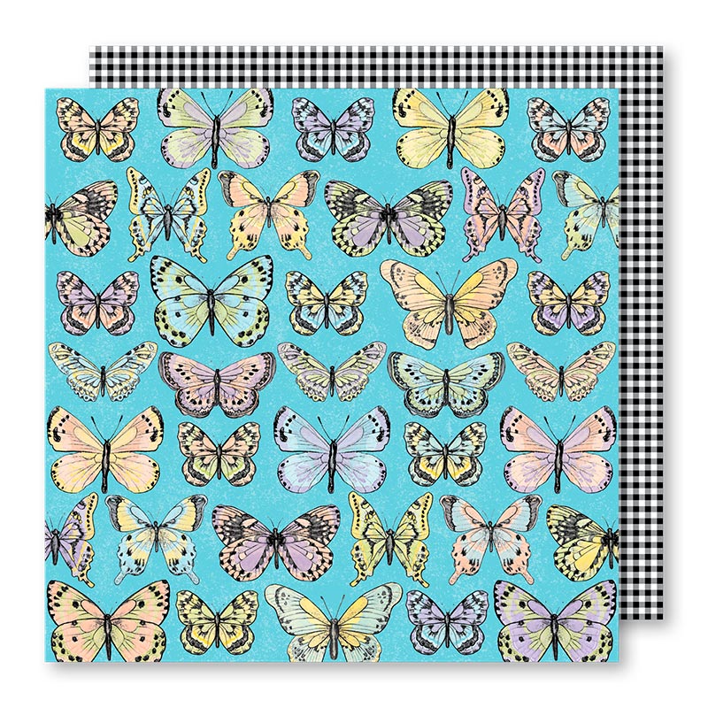 Botanical Butterfly Designer Series Paper