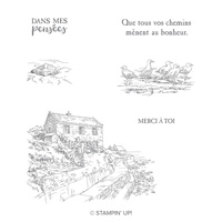 Sur La Baie Cling Stamp Set (French)