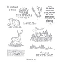 RUSTIC RETREAT CLING STAMP SET