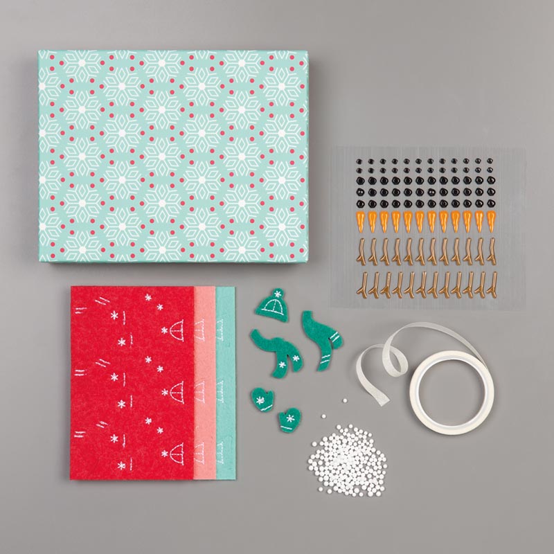 LET IT SNOW EMBELLISHMENT KIT