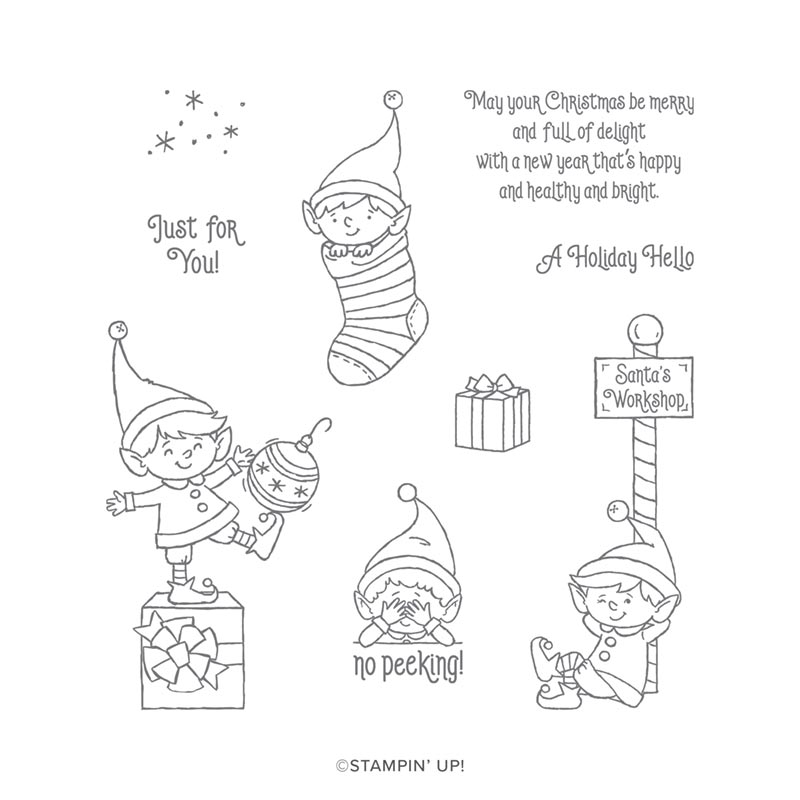 #ELFIE CLING STAMP SET (EN)