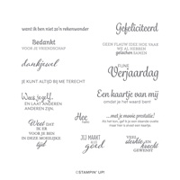 KAARTJE VAN MIJ CLING STAMP SET (DUTCH)