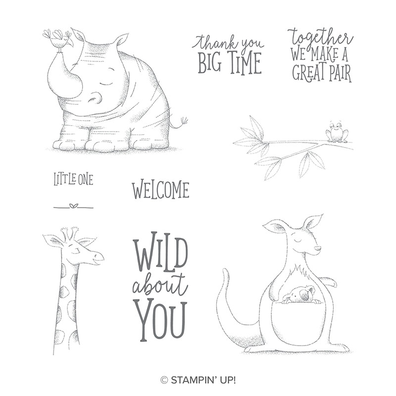 Animal Outing Cling-Mount Stamp Set