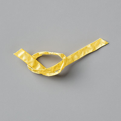 DAFFODIL DELIGHT 1/4 (6.4 MM) RUCHED RIBBON