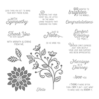 Flourishing Phrases Cling-Mount Stamp Set